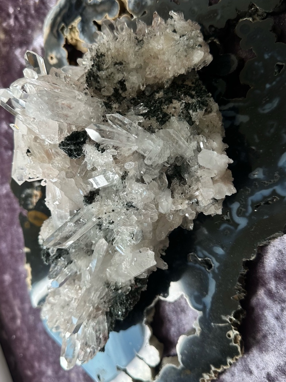 Large Pink Lithium Quartz with Fuchsite PLQ05 - Picture 6 of 6